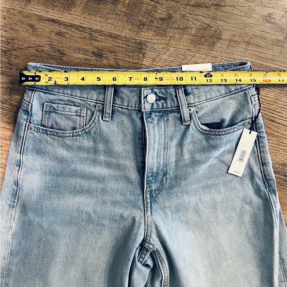 Banana Republic Icon Wide Leg Light Blue Jeans sz 27 NWT - Picture 6 of 11